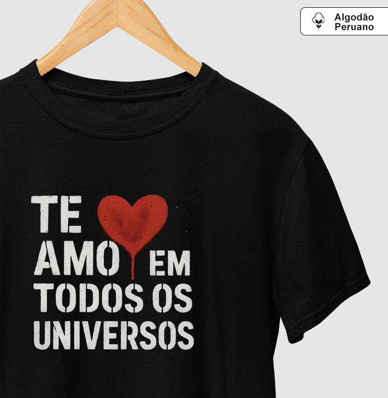 Camiseta Algodão Peruano Declaração no Multiverso - Camiseta Algodão Peruano