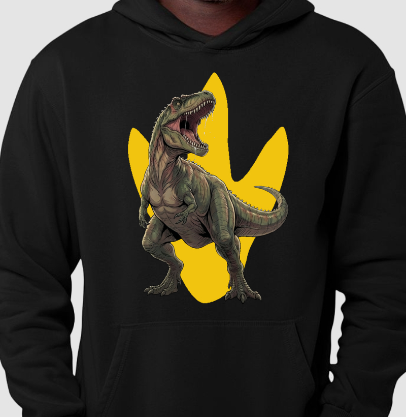 Blusa Dinossauro Moletom Giganotossauro Furioso Algodão Premium Dinoloco