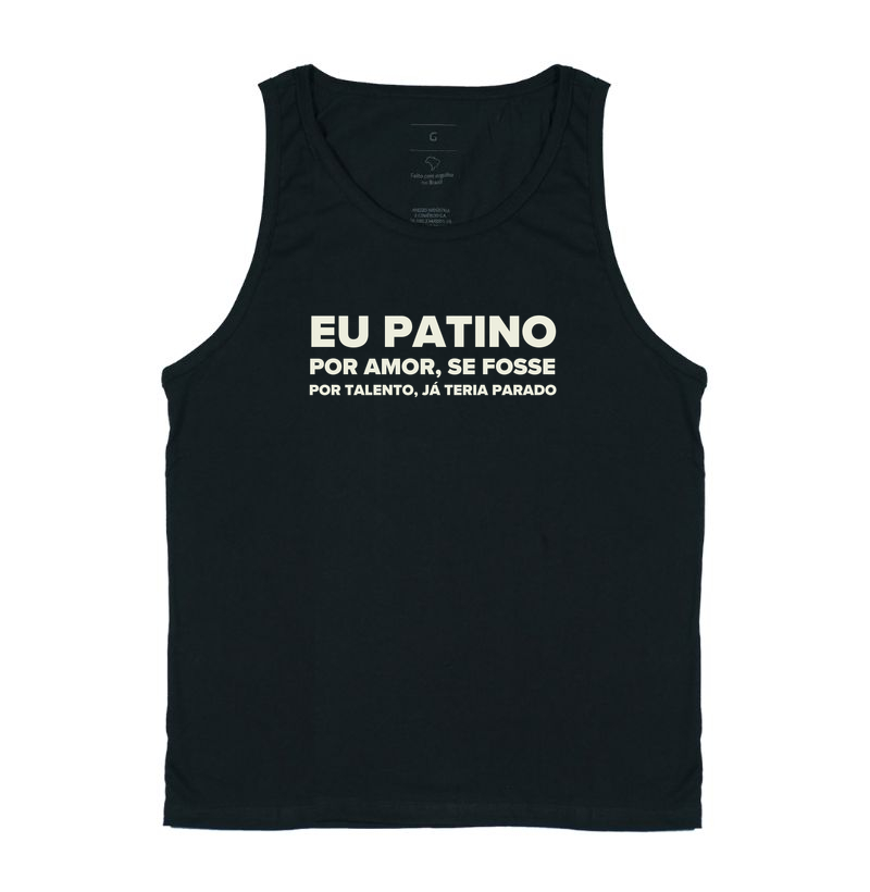 Não patino por talento