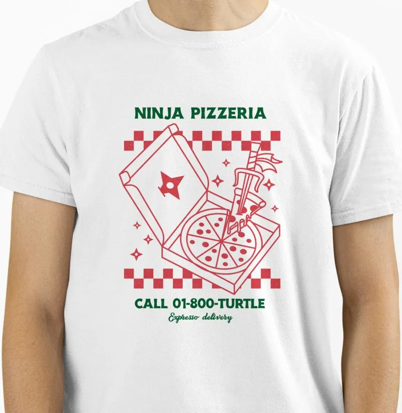 Camiseta Pizzaria Ninja