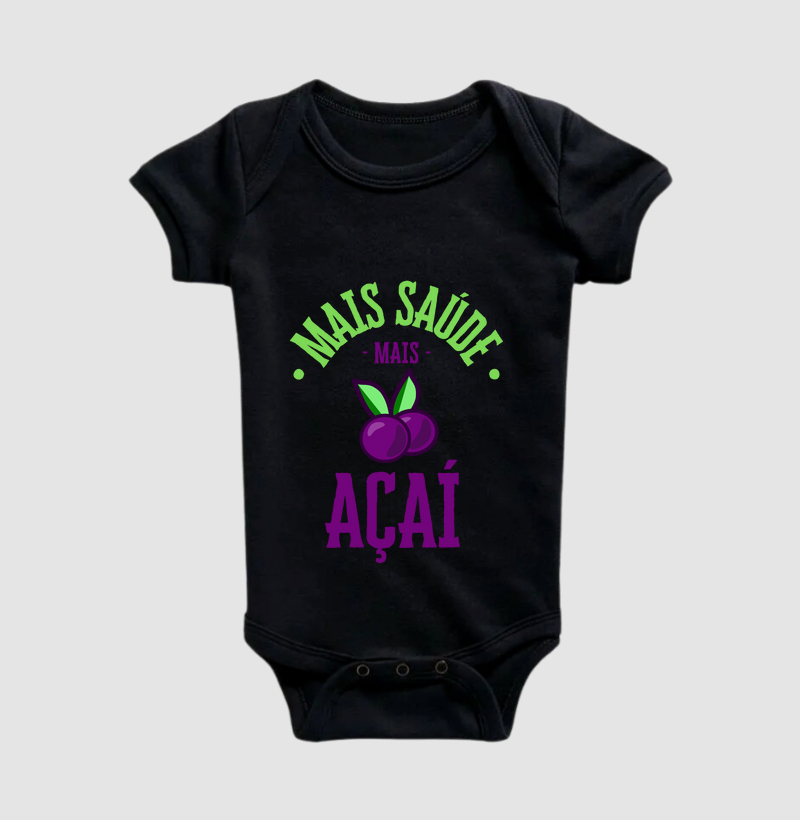 Body Infantil Mais Saúde: Mais Açaí