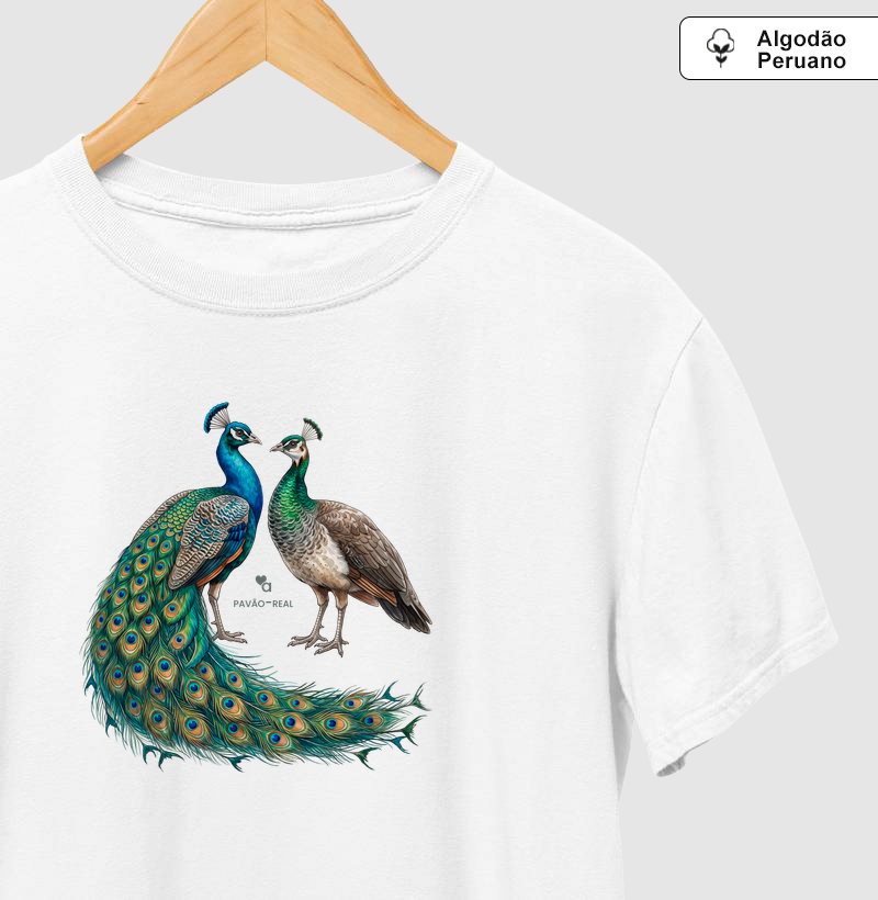 Aves - Pavão Real - Algodão Peruano