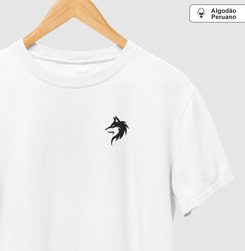 Camiseta em algodão peruano - Lobo