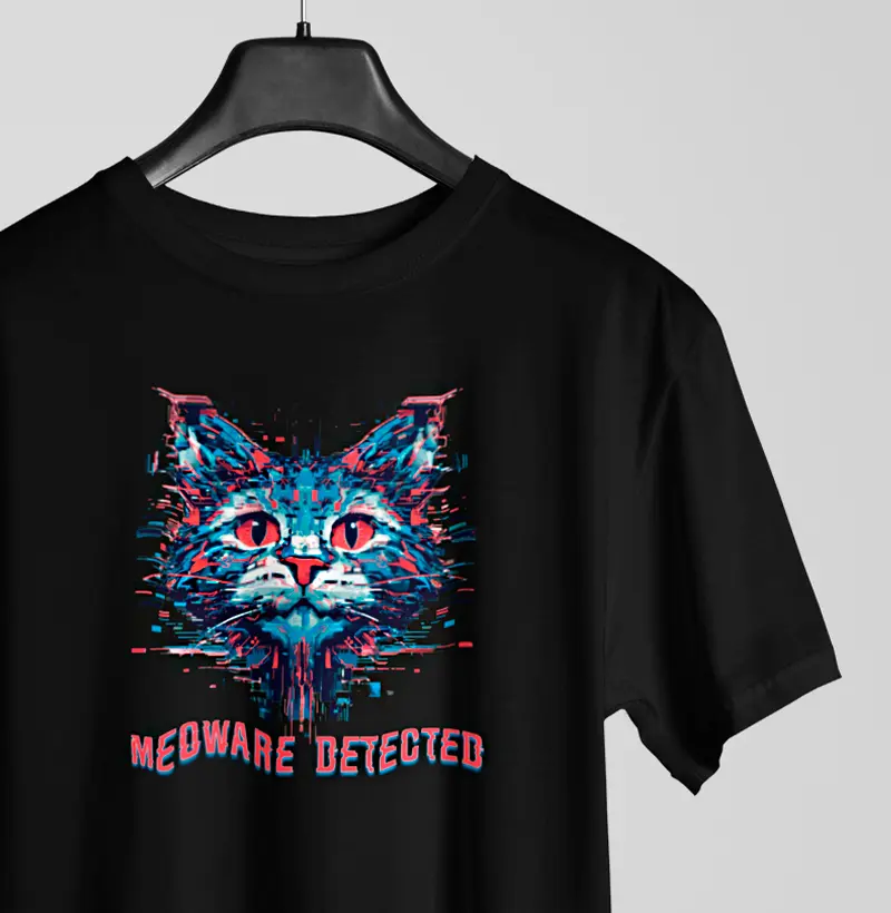 Camiseta - "Meoware Detected"
