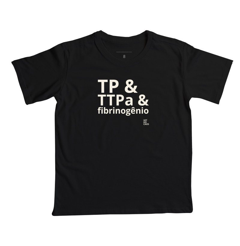 TP & TTPa & fibrinogênio offwhite - Camiseta Infantil