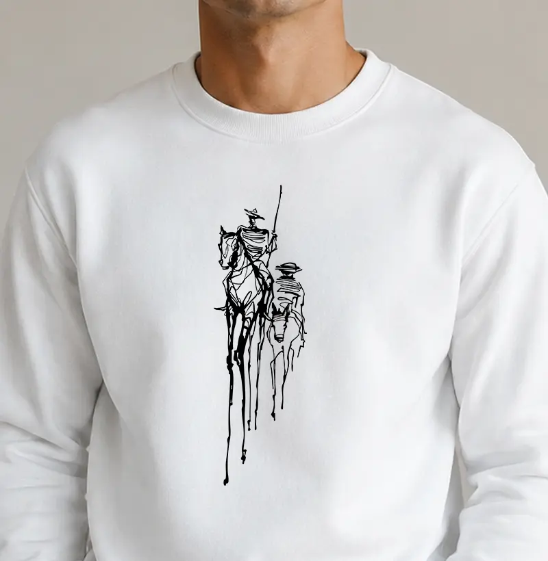 Dom Quixote e Sancho - Arte