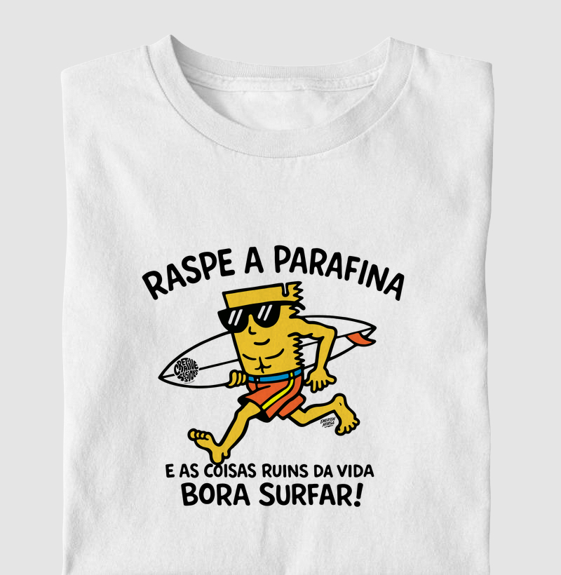 Raspe a parafina e as coisas ruins da vida. Bora Surfar! By Emerson Morga