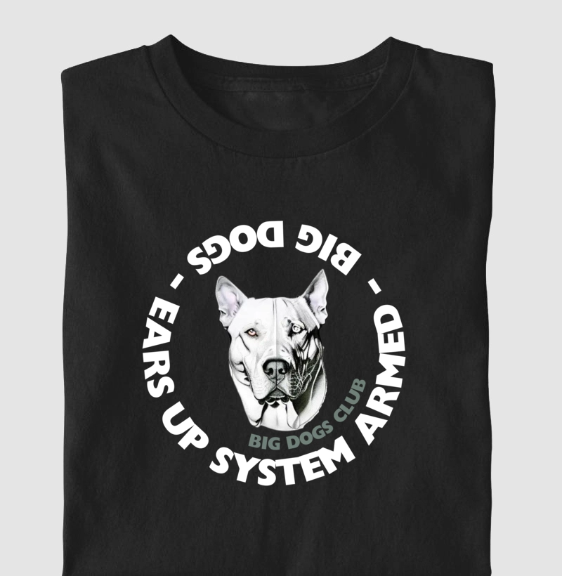 Ears Up Doggo Argentino