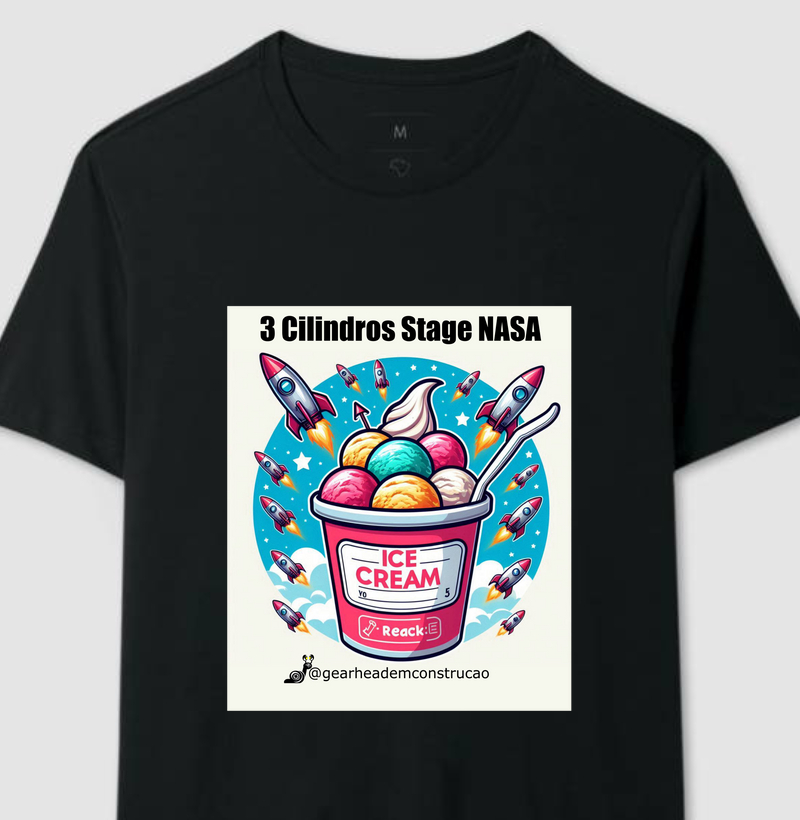 MAIS VENDIDAS - Camiseta - 3 Cilindros Stage Nasa