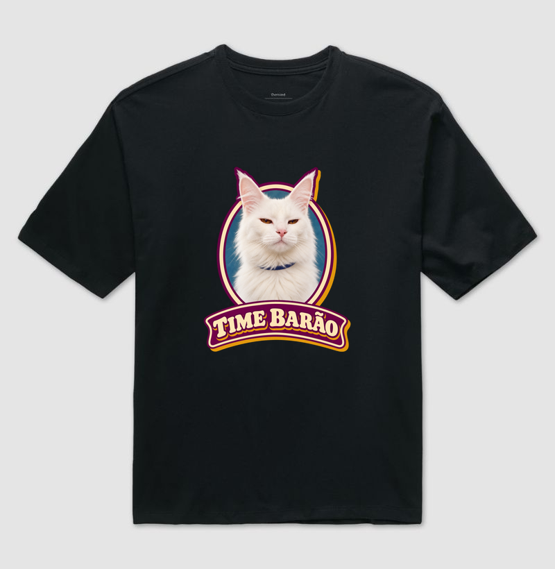 Camiseta Oversized Time Barão