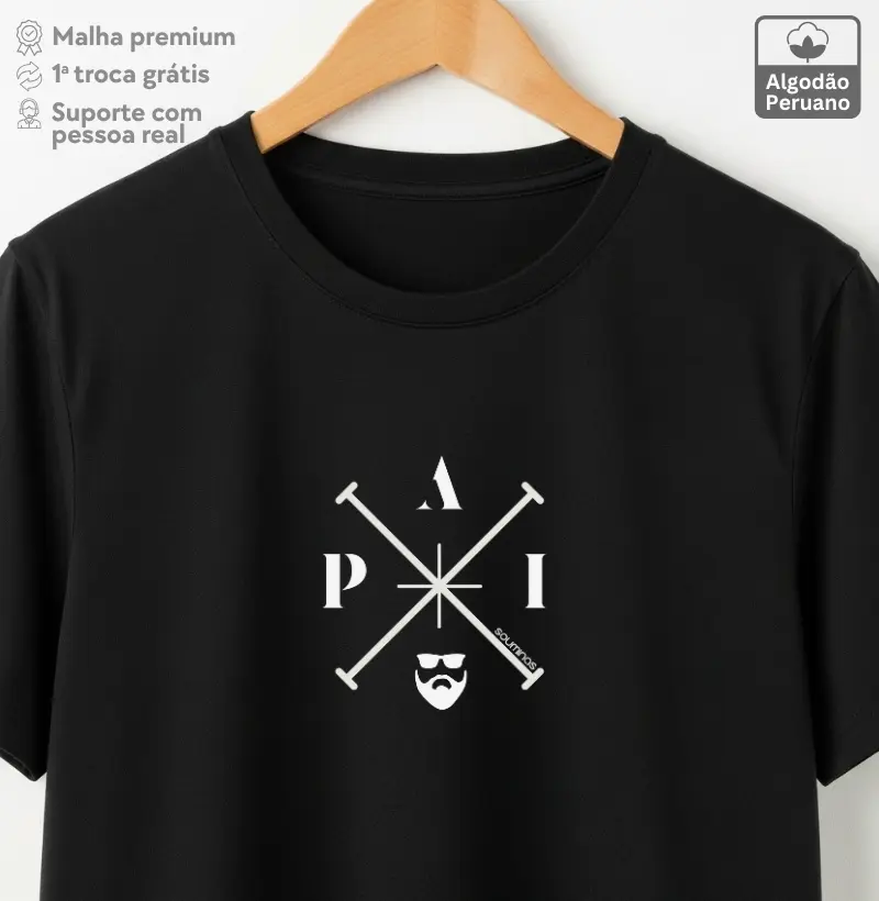 Camiseta Símbolo de Pai | Homenagem Universal- Algodão Peruano