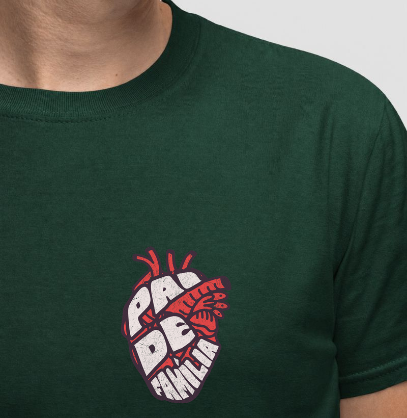Camiseta Pai de família - Algodão Premium