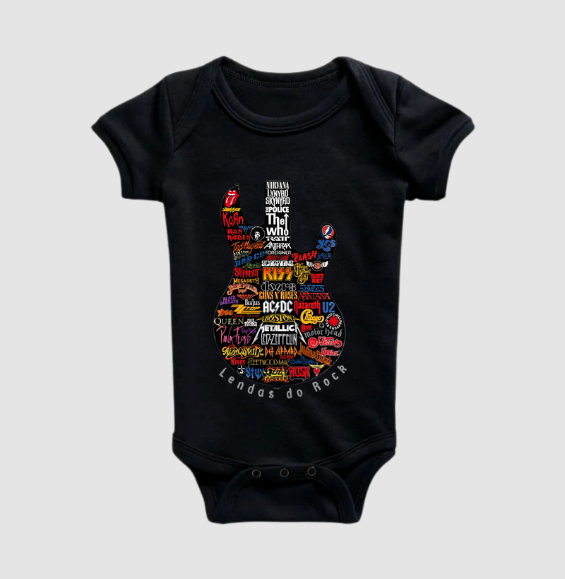 Camiseta Lendas Do Rock