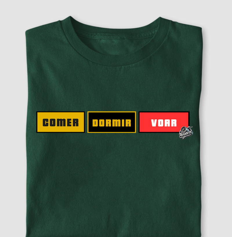 Comer, dormir, voar