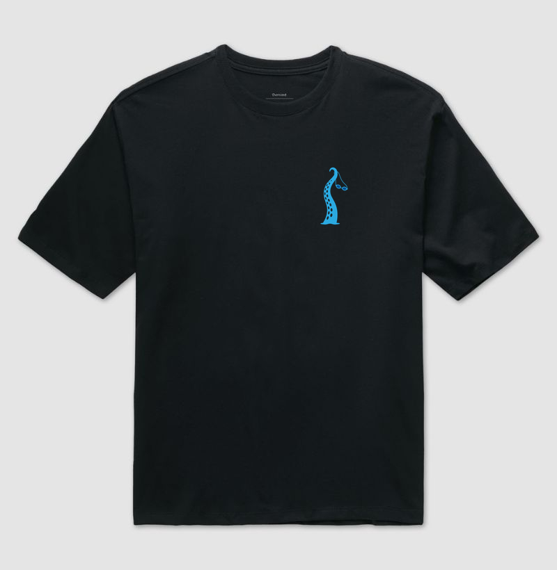 Camiseta - Raia Nove - Tentáculos - Camiseta Oversized