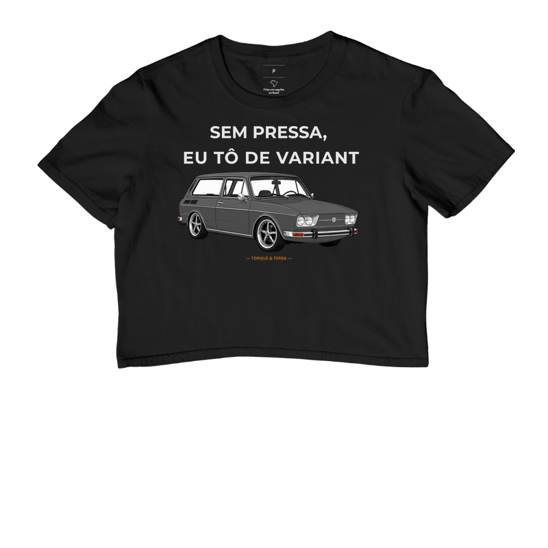 Sem pressa, eu tô de Variant - cinza