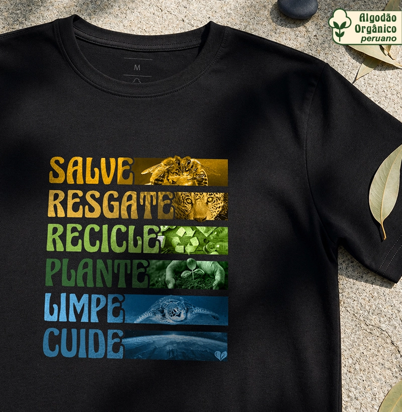 Salve, resgate, recicle, plante, limpe e cuide 3