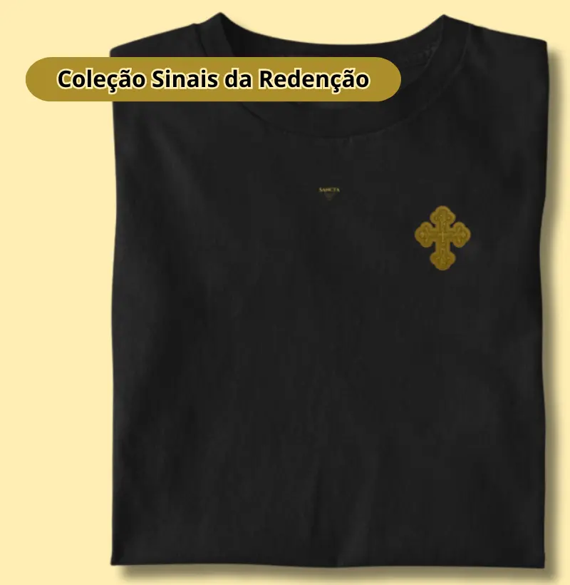 Cruz Trevolada Minimalista - Coleção Sinais da Redenção