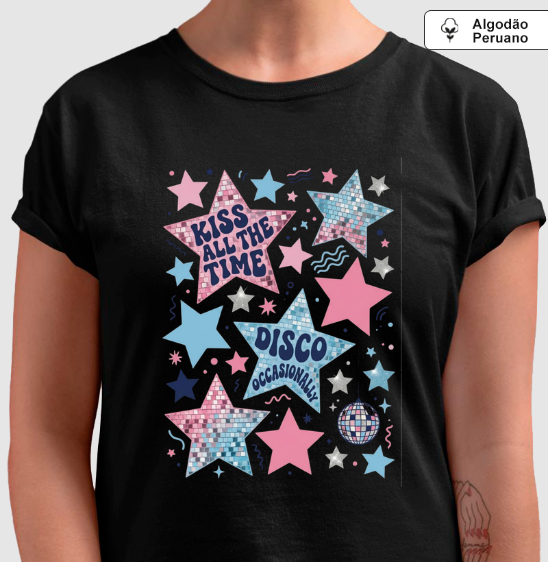Camiseta Algodão Peruano Disco Dreams - Harry Styles 