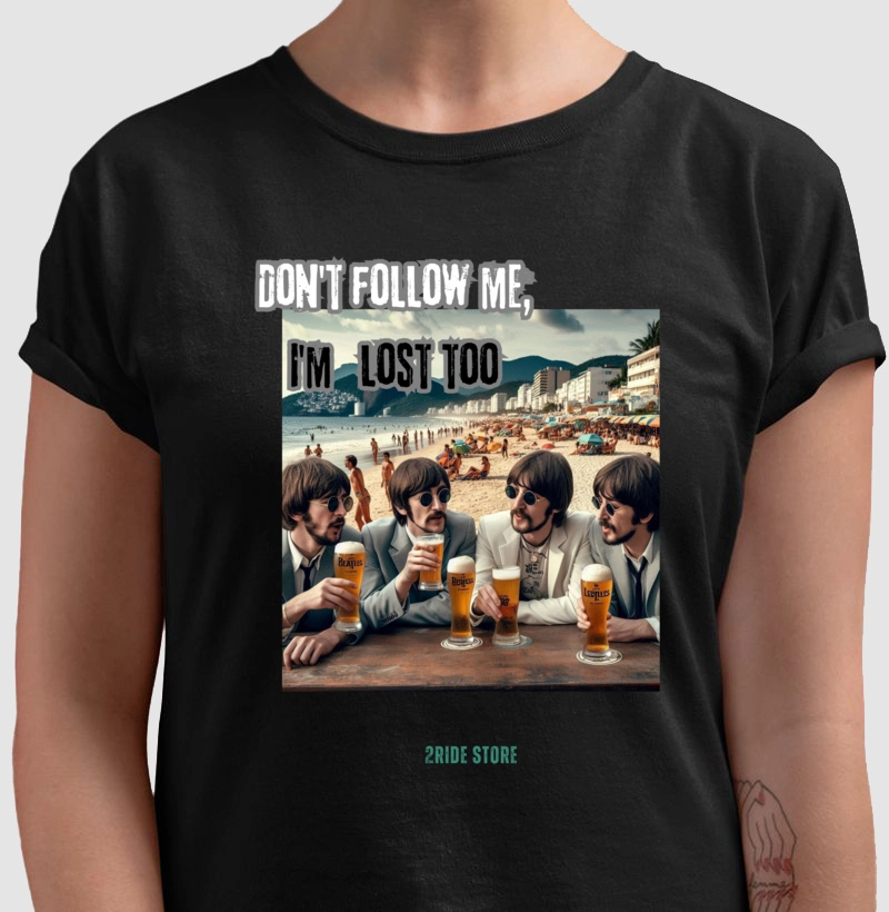 Camiseta Motociclista Don't follow me, I'm lost too 2