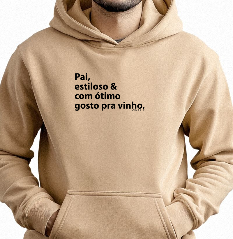 Pai, estiloso & com ótimo gosto pra vinho.