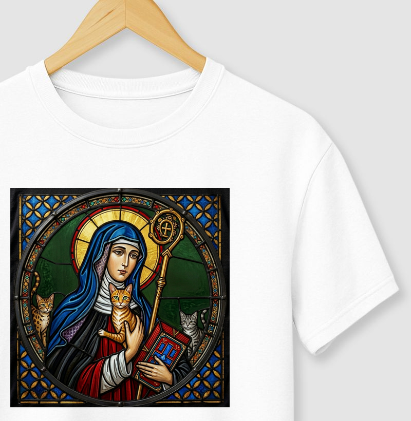 Santa Gertrudes - Protege-os de todo mal, hoje e sempre.