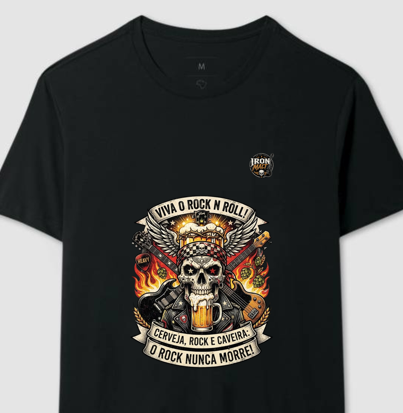 Cerveja, rock e caveira