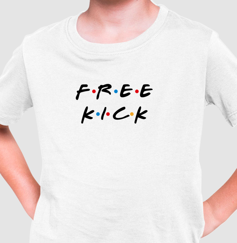 CAMISETA INFANTIL FREE KICK AMIGOS