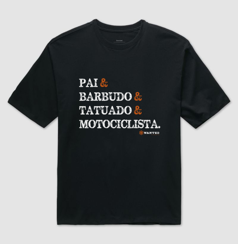 Pai, Barbudo, Tatuado, Motociclista