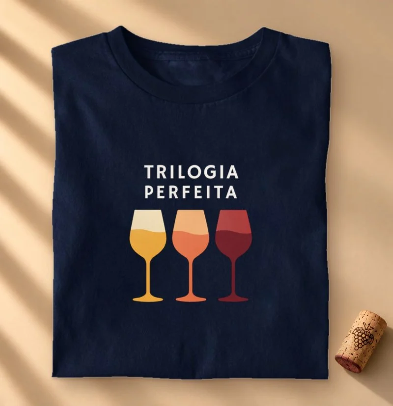 Camiseta Vinho - Trilogia Perfeita