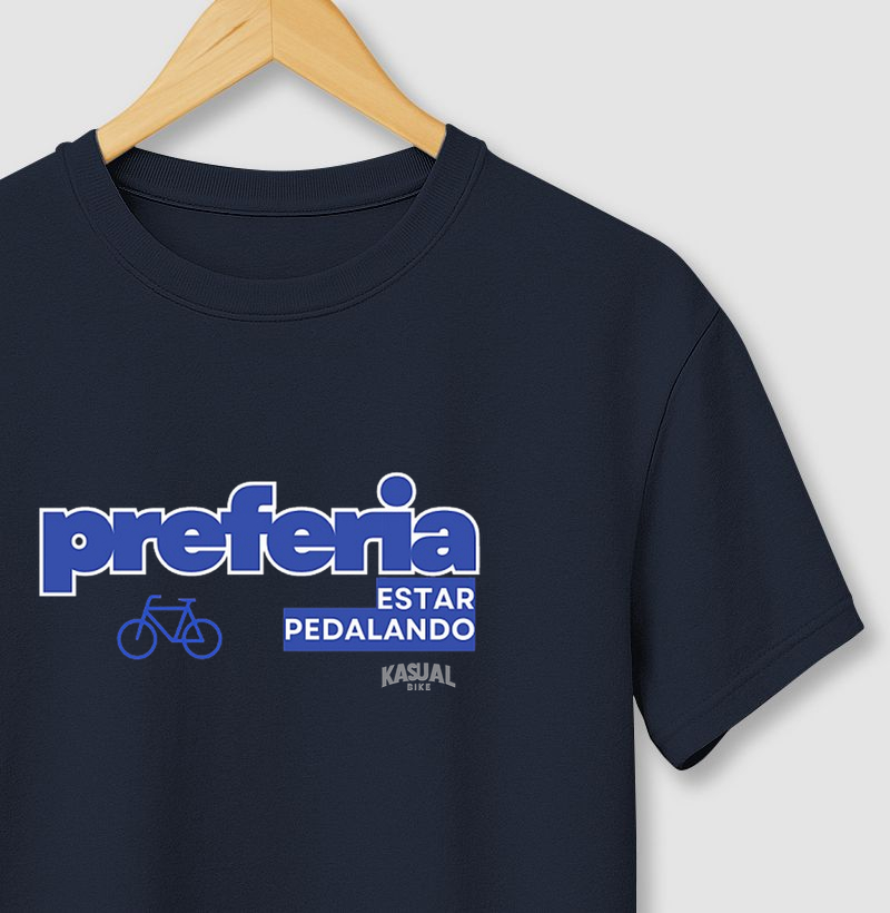 Camiseta Preferia estar pedalando