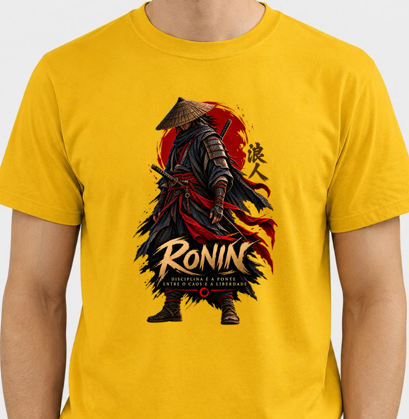 A Essência do Rōnin — Disciplina, Honra e Liberdade - Camiseta