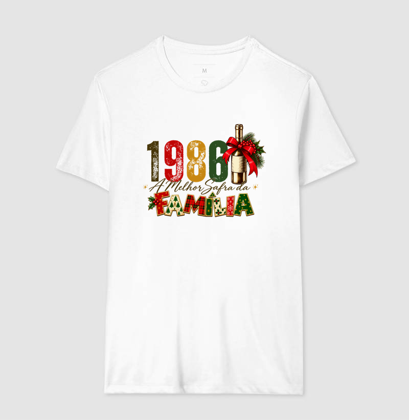 Camiseta Algodão Peruano A Melhor Safra da Família 1986