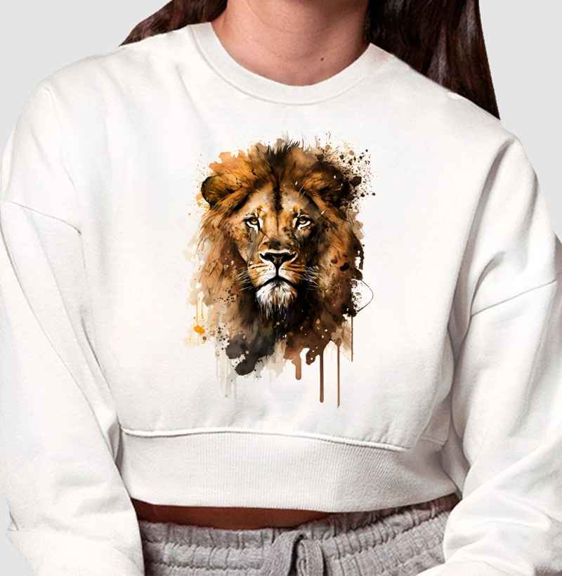 Lion King - Moletom Crooped