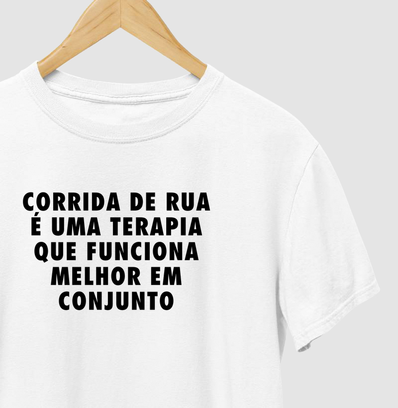 Corrida de rua é terapia