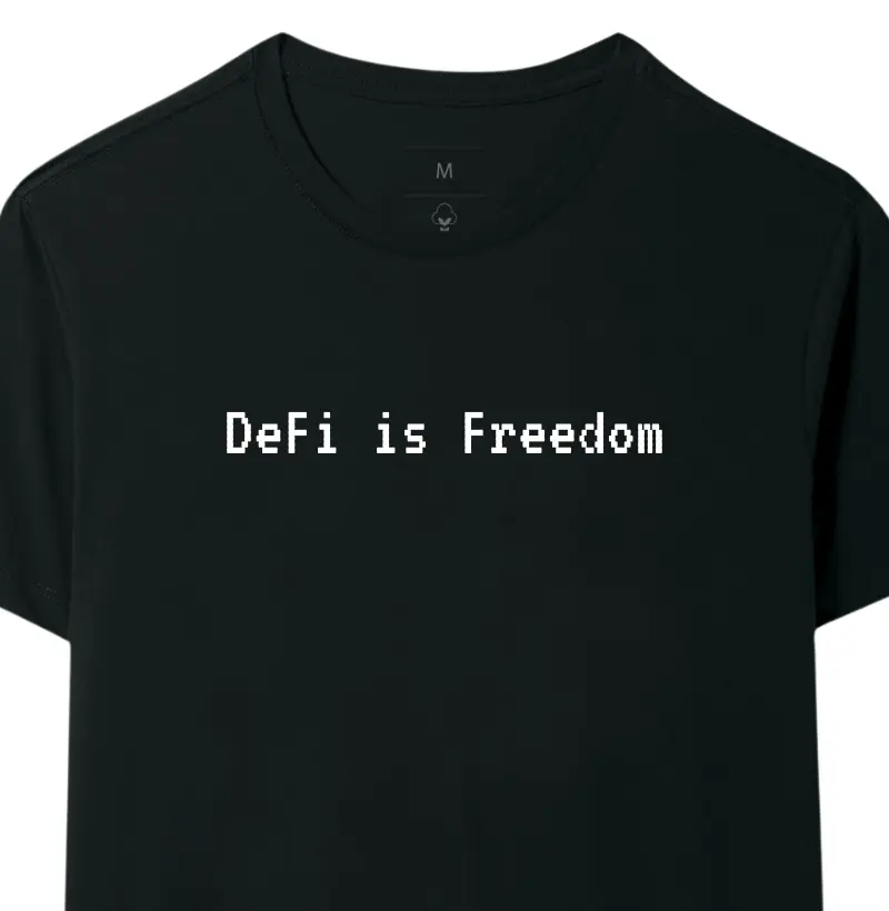 Camiseta Defi is Freedom - 21Million