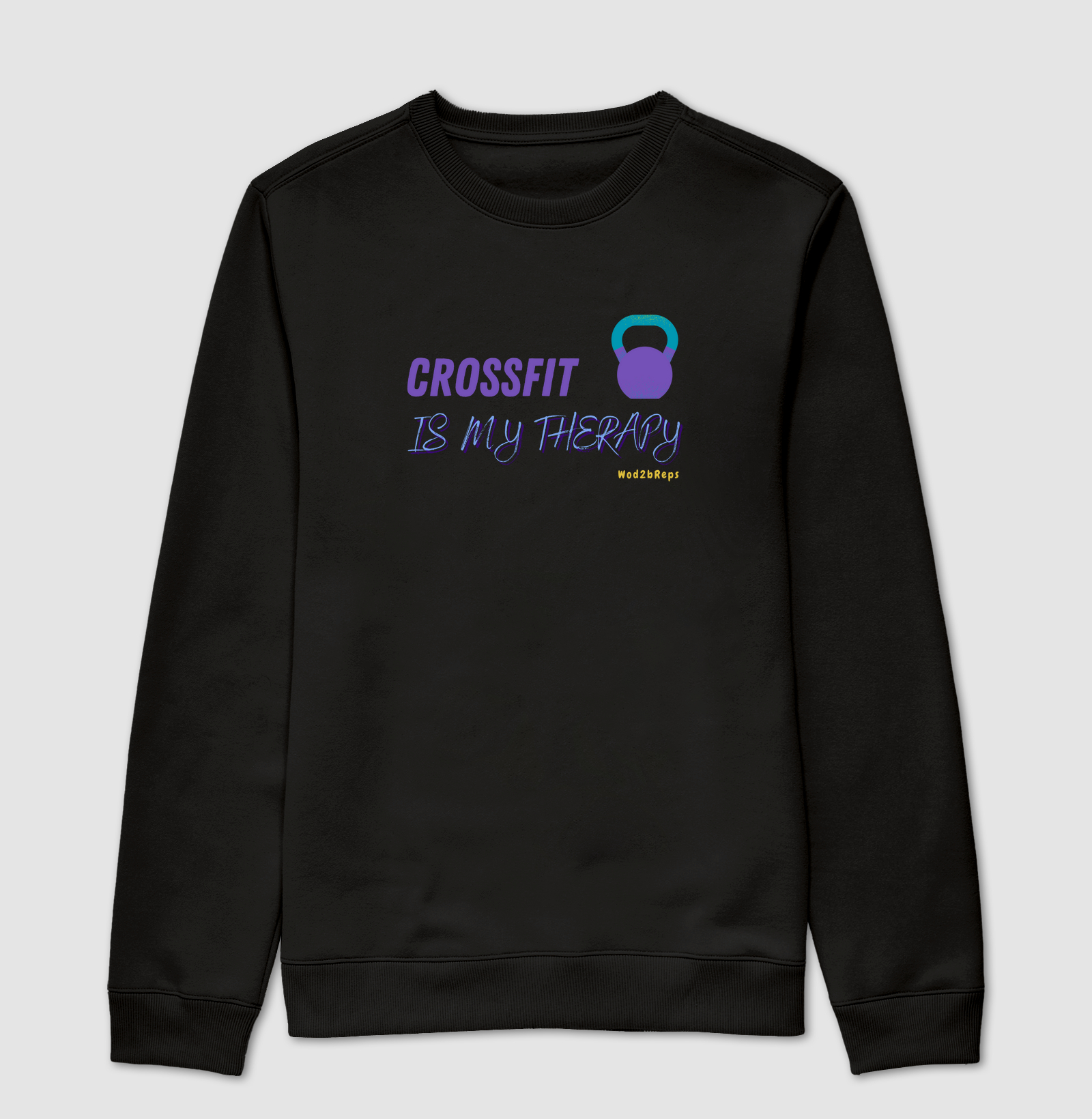Camiseta_Crossfit is my therapy