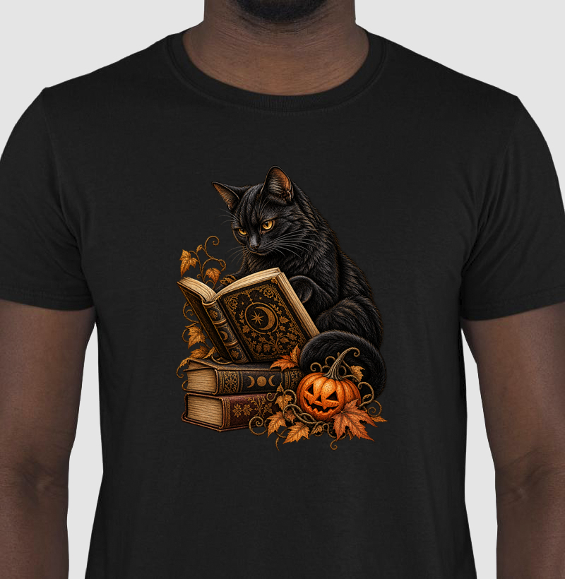 Gato Preto Leitor - Especial Halloween vs. 2