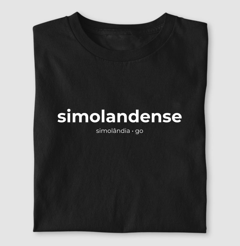 Simolandense | Gentílico GO - Camiseta
