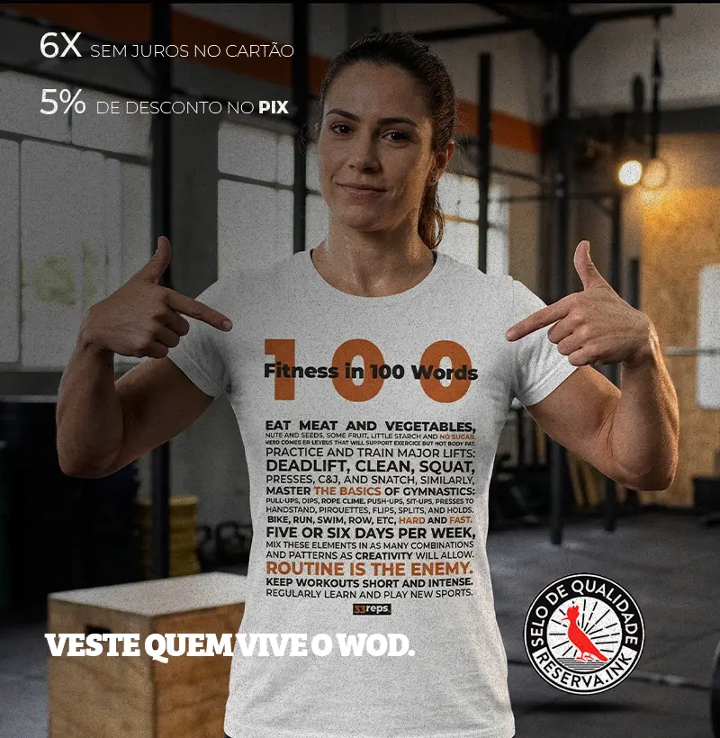 Fitness in 100 Words