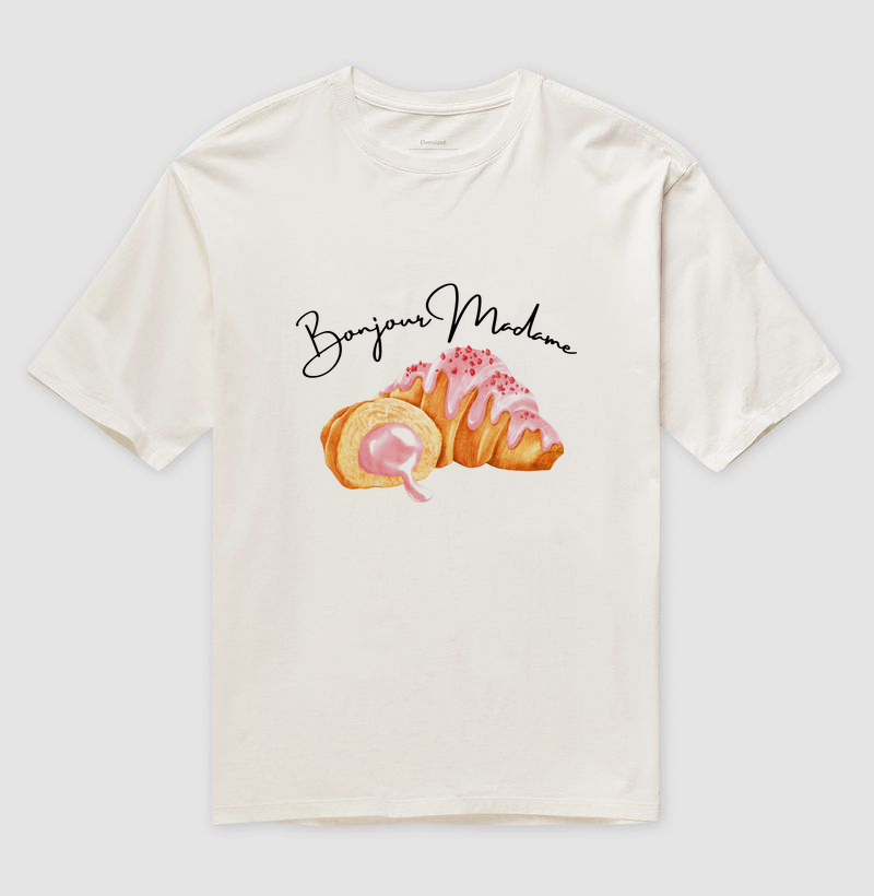 Camiseta Oversized - Bonjour Madame