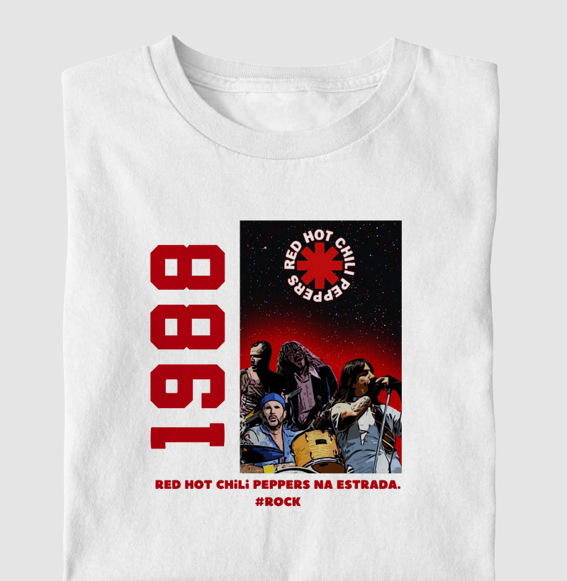 Coleção Anos Curiosos - 1988 - Red Hot Chili Peppers na estrada.