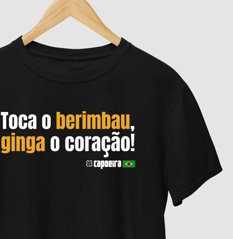 Toca o berimbau, ginga o coração.