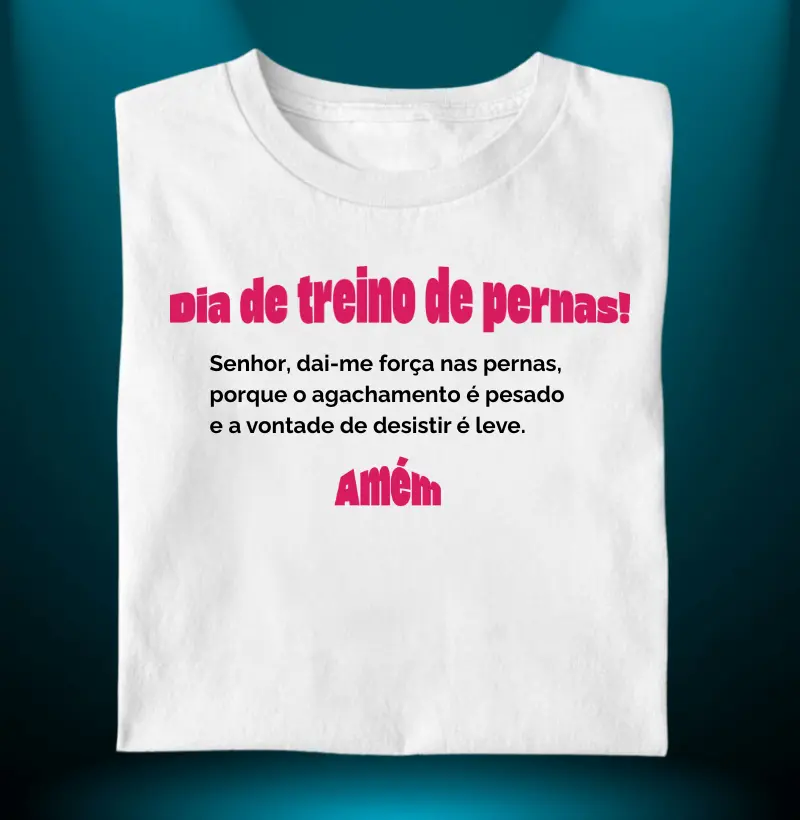 Oração da leg day