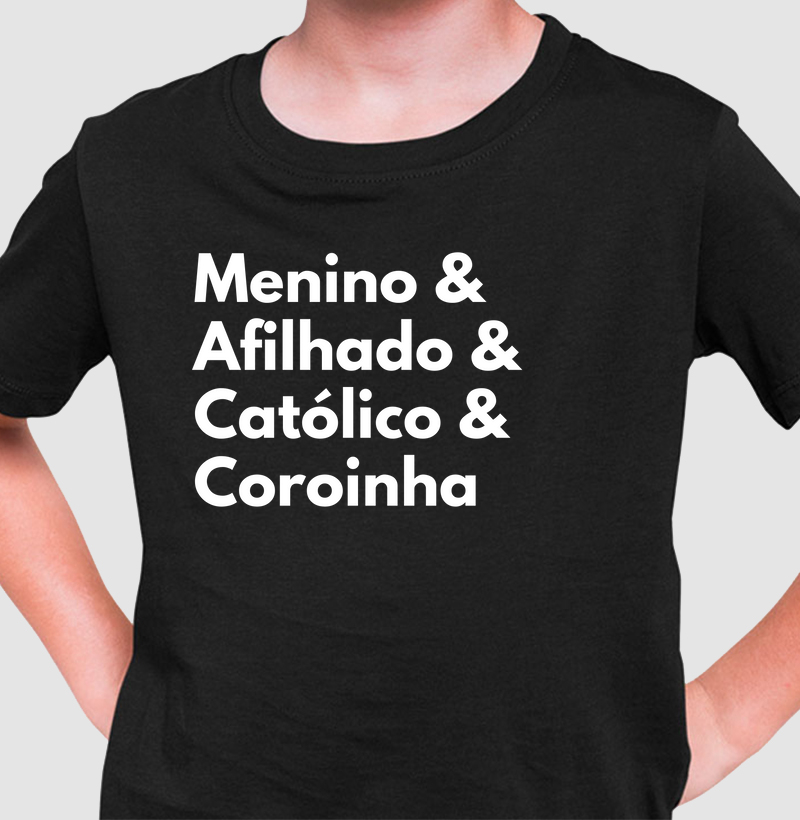 Menino, Afilhado, Católico e Coroinha
