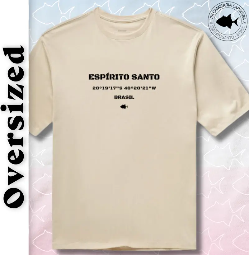 Coordenadas Espírito Santo - Oversized - #27590