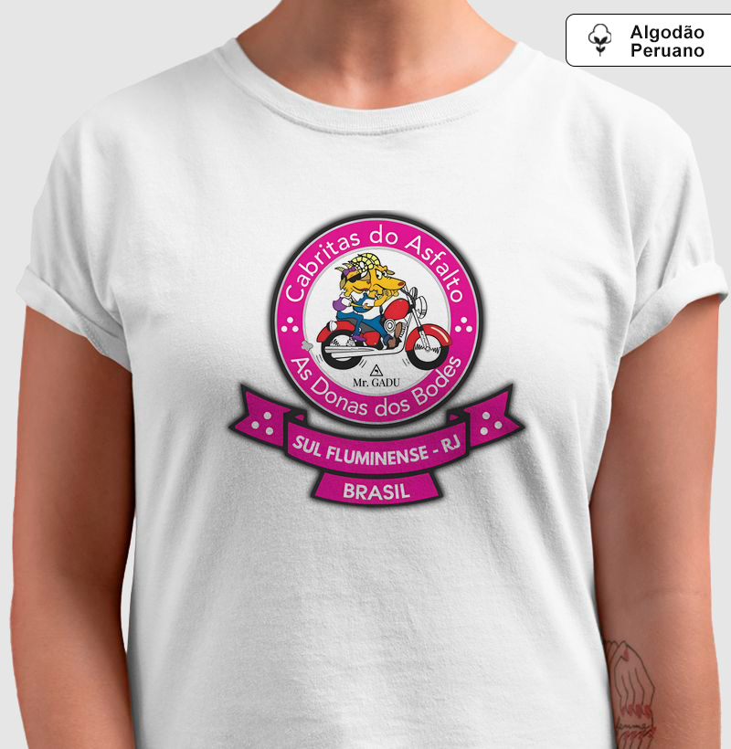 Camiseta Algodão Peruano Cabritas do Asfalto - Mr. GADU (SUL FLUMINENSE)