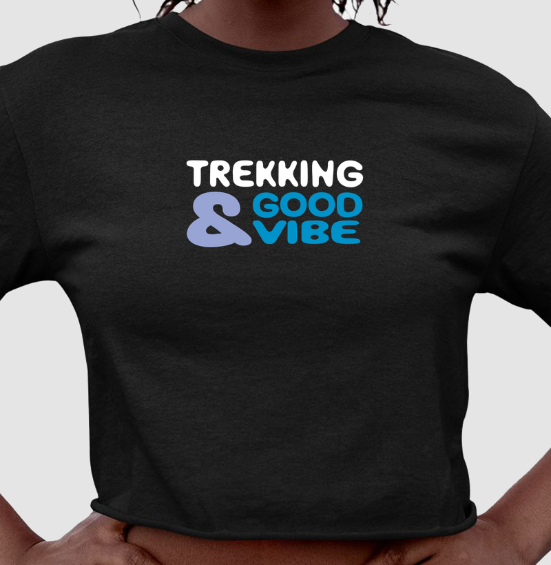 Camiseta Cropped Alma Outdoor | Trekking & Good Vibe
