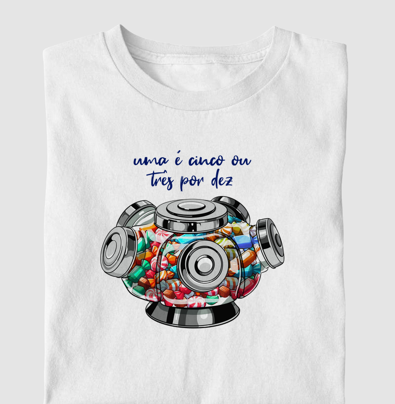 Baleiro Giratório: uma bala é cinco ou três por dez