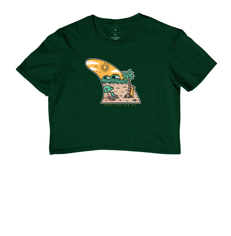 Quilha estilosa - Top Cropped Feminino - Cropped